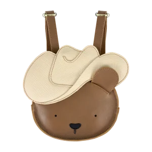 Stanzen Backpack | Cowboy Bear | Cognac Classic Leather