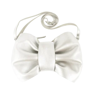 Ryanne Shoulder Bag | Off White Metallic Leather