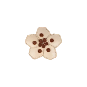 Zaza Fields Hairclip | Blossom | Powder Metallic Nubuck