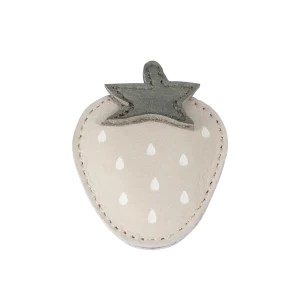 Nanoe Fruit Hairclip | Strawberry | Powder Nubuck