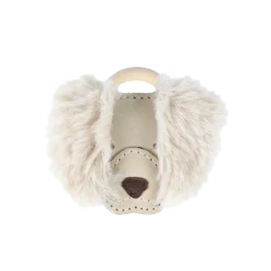 Josy Exclusive Hair Tie | Golden Retriever | Ivory Classic Leather