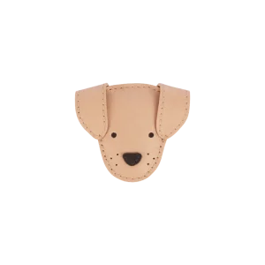 Qosy Classic Hairclip | Dog | Light Rust Leather