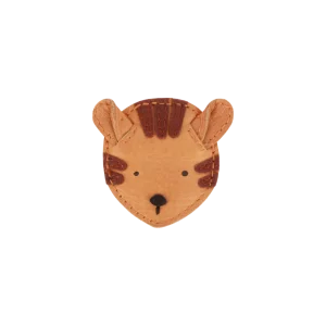 Josy Classic Hairclip | Tiger | Camel Classic Leather