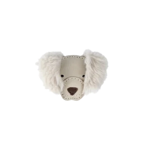 Josy Exclusive Hairclip | Golden Retriever | Ivory Classic Leather
