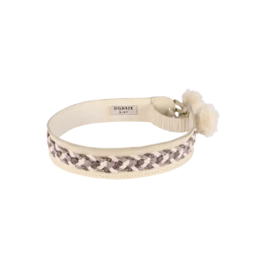 Nini Headband | Off White Leather