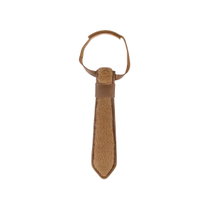 Arnold Tie | Light Maple Curly Faux Fur