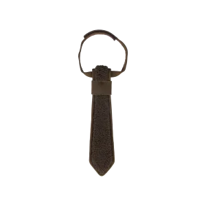 Arnold Tie | Hazelnut Curly Faux Fur