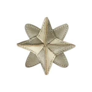 Wonda Hairclip | Shining Star | Champagne Metallic Leather