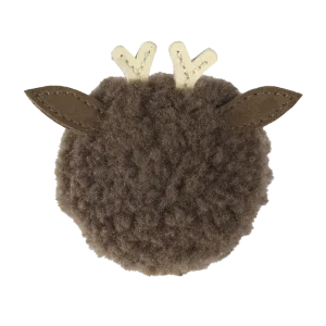 Ploto Hairclip | Stag | Hazelnut Curly Faux Fur