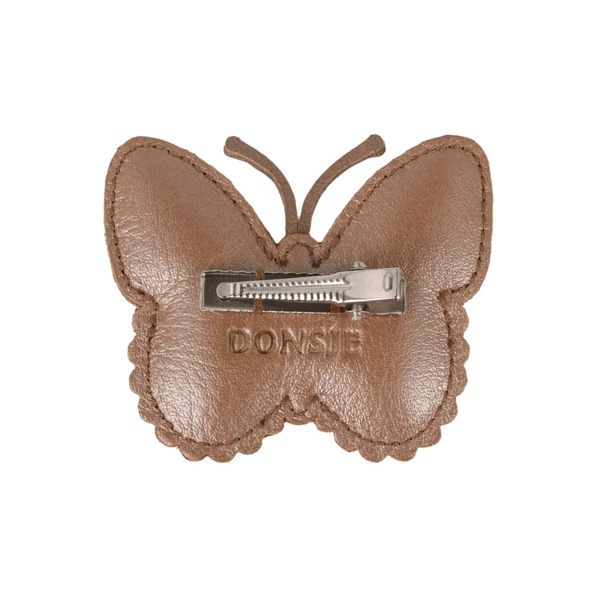 Qalja Clip | Vlinder | Clay Metallic Leather – Image 3