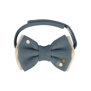 Benjamyn Bow Tie | Blue Stone Leather