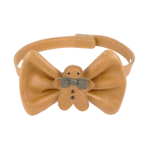 Jery Bow Tie | Gingerbread | Toast Grain Leather
