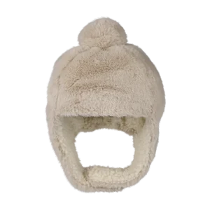 Pila Hat | Light Beige Soft Faux Fur