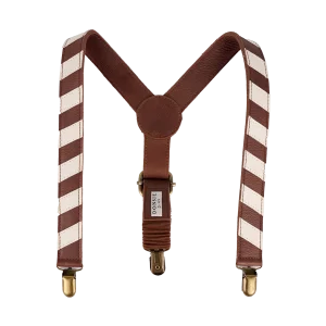 Warwik Suspenders | Burgundy Classic Leather