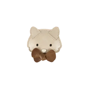 Ceesie Clip | Cat | Powder Metallic Nubuck