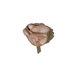 Filoe Clip | Rose | Clay Metallic Leather
