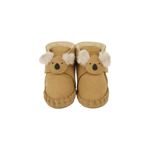 Pouty Booties | Fluffy Koala | Sand Suede