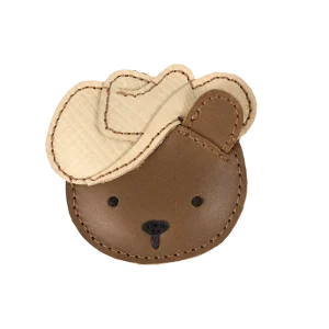 Stanzen Clip | Cowboy Bear | Cognac Classic Leather