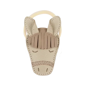 Josy Special Hair Tie | Horse | Ivory Classic Leather