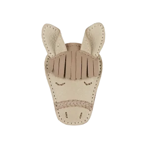 Josy Special Hairclip | Horse | Ivory Classic Leather