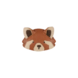 Josy Special Hairclip | Red Panda | Maple Leather