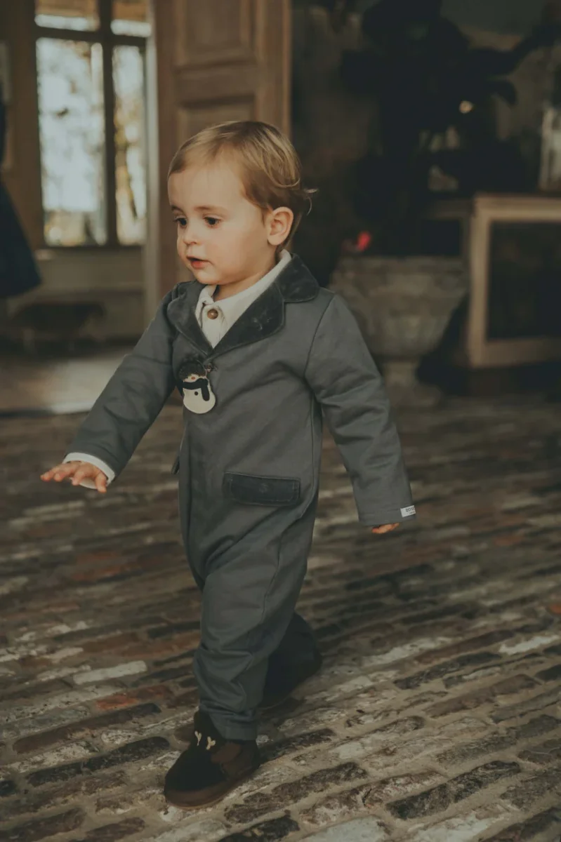 Alane Jumpsuit | Navy Grey – Image 2