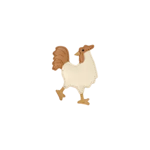 Chiem Clip | Rooster | Cream Leather