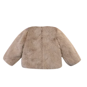 Dilia Jacket | Taupe Teddy