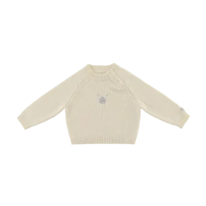 Sibbe Merino Wool Sweater | Bunny | Off White