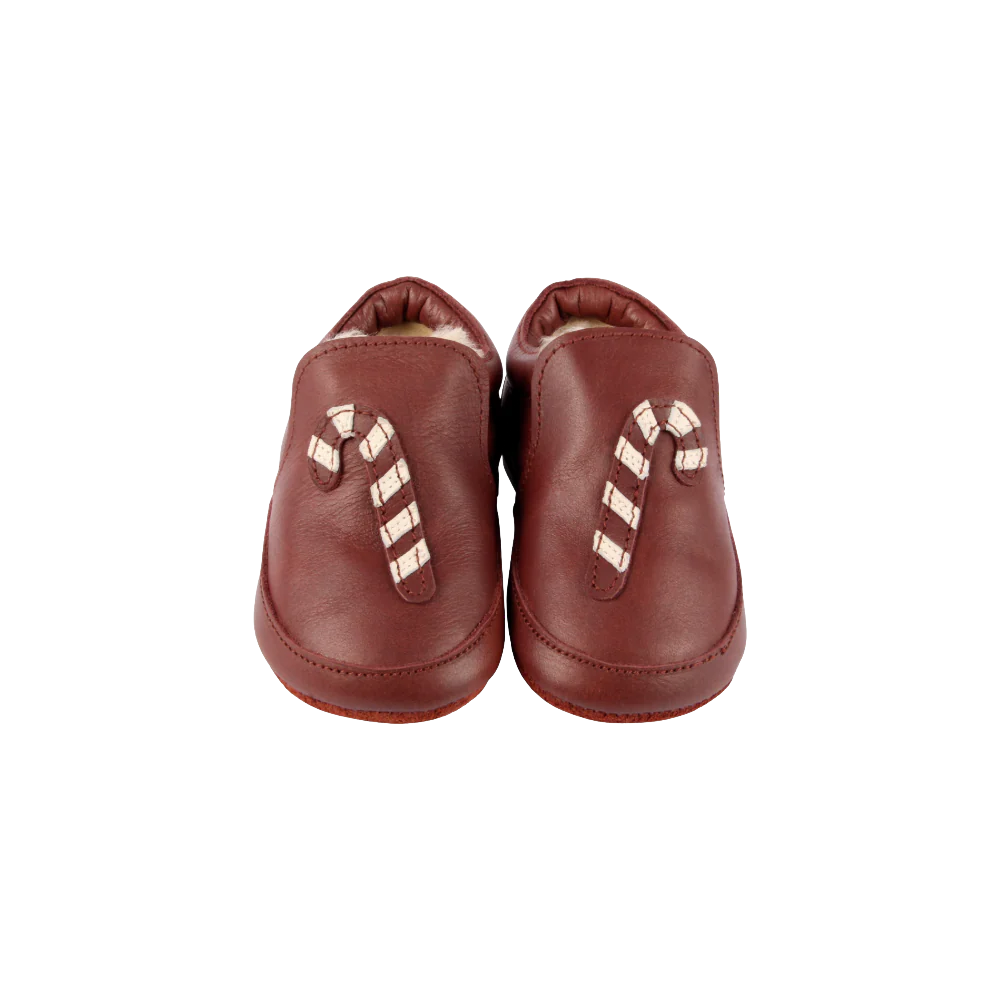 Ino | Candy Cane | Burgundy Classic Leather