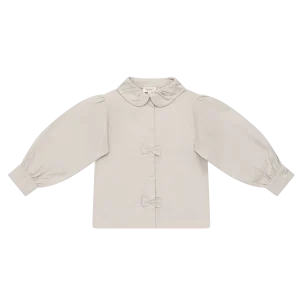 Kresi Blouse | Bows | Soft Taupe