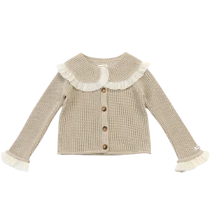 Zoila Cardigan | Oyster Grey