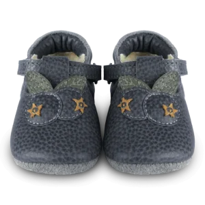 Carlie Shoes | Blueberry | Petrol Grain Leather