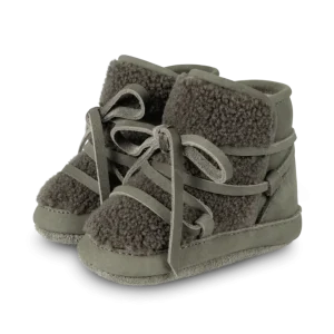 Cassi Booties | Stone Nubuck