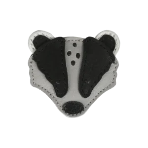 Josy Exclusive Hairclip | Badger | Light Stone Leather