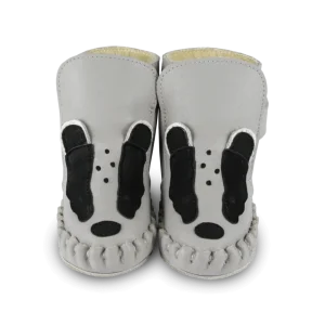 Kapi Exclusive Booties | Badger | Light Stone Leather