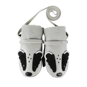 Kapi Exclusive Mittens | Badger | Light Stone Leather