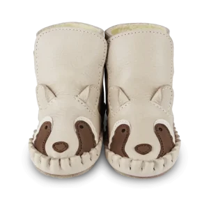 Kapi Special Booties | Raccoon | Ivory Classic Leather