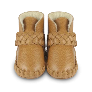 Mace Booties | Toast Grain Leather