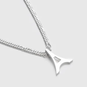 Sterling Silver Eiffel Necklace - Silver